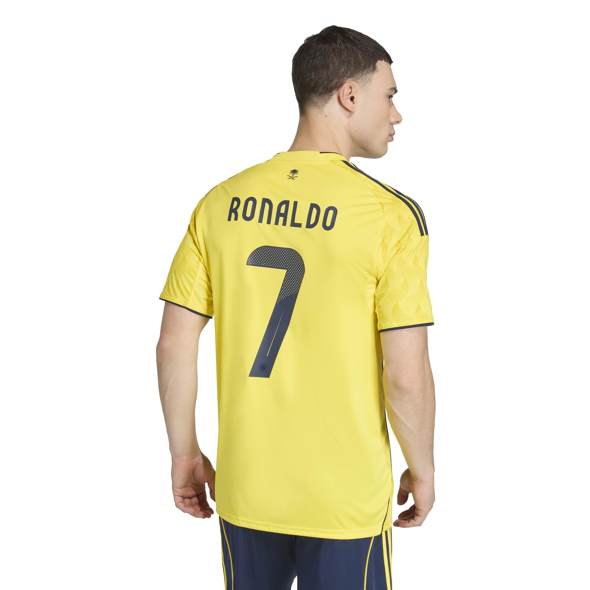 Cristiano Ronaldo Al Nassr FC SPL Adidas Men's Yellow 2025/26 Replica Home Jersey