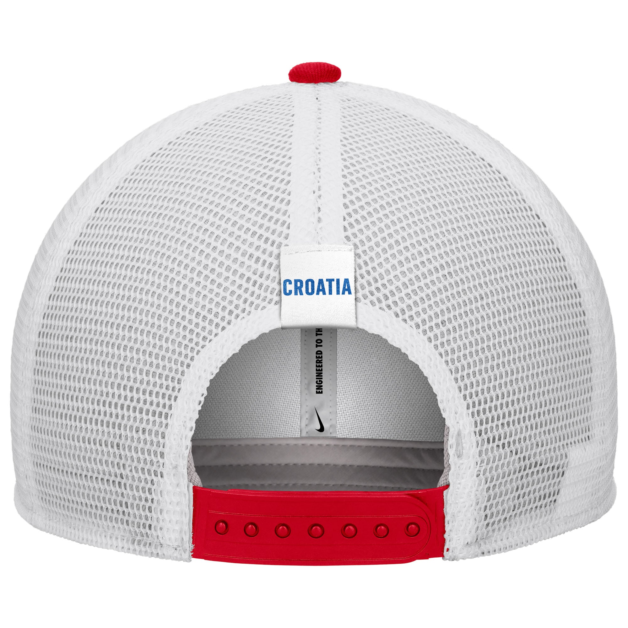 Croatia National Team FIFA Nike Men's White Rise Trucker Adjustable Hat