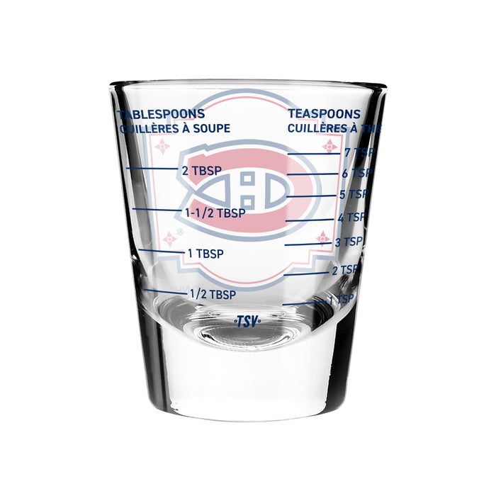 Montreal Canadiens NHL TSV 2oz Team Logo Shot Glass