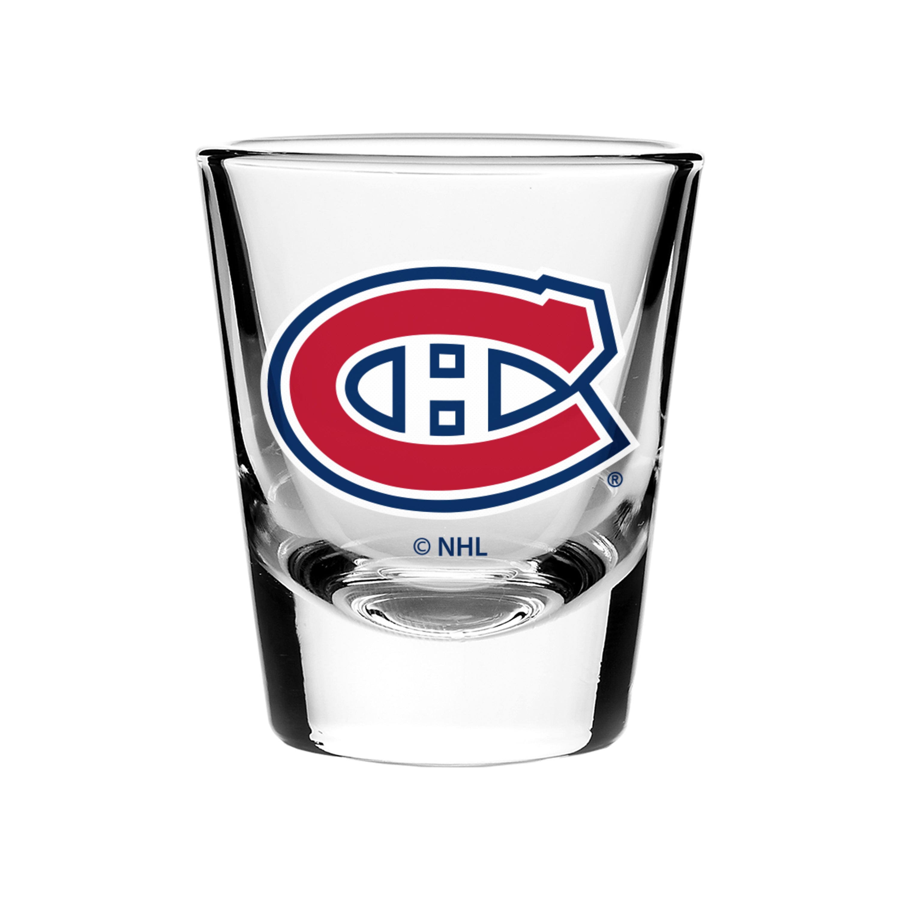 Verre à shot rond de 2 oz des Canadiens de Montréal de la LNH