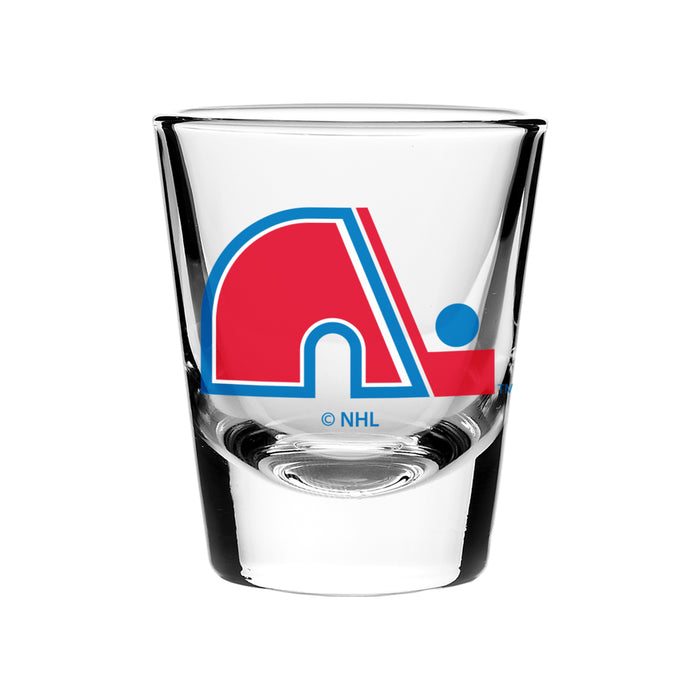 Quebec Nordiques NHL TSV 2oz Round Shot Glass