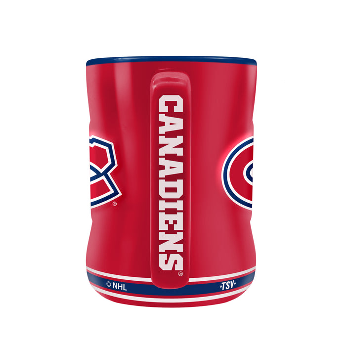 Montreal Canadiens NHL TSV 14oz Red Sculpted Mug