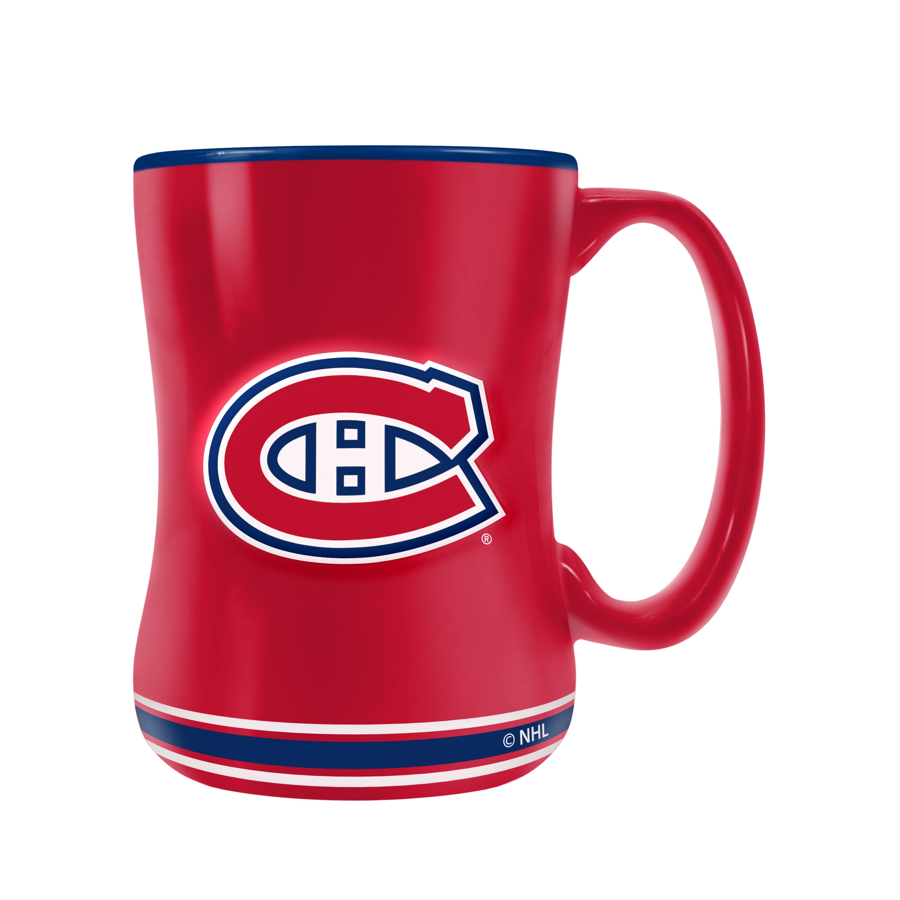 Tasse sculptée rouge 14oz des Canadiens de Montréal NHL TSV