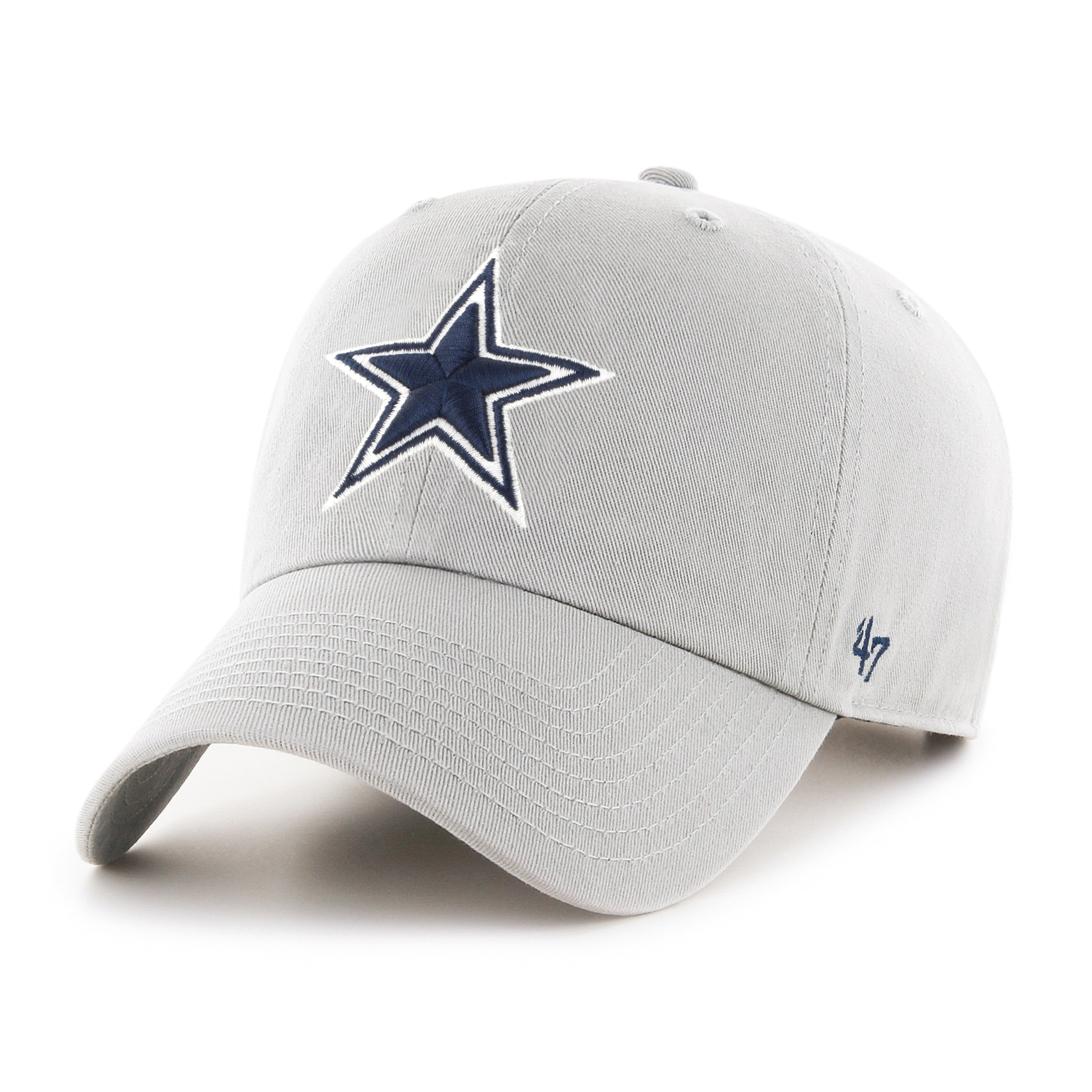 Casquette réglable de nettoyage grise NFL 47 Brand des Dallas Cowboys pour hommes