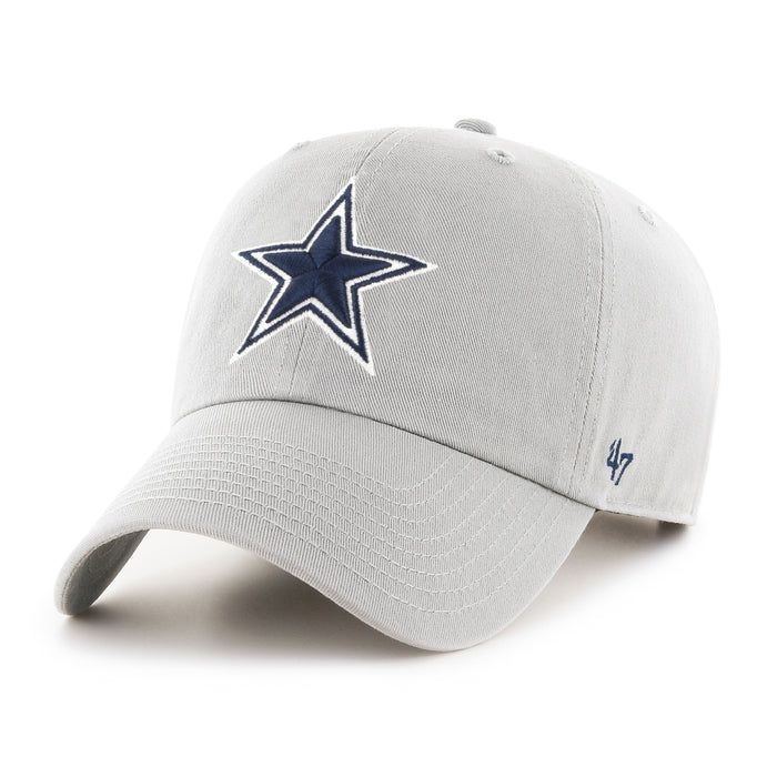 Dallas Cowboys NFL 47 Brand Men's Grey Clean up Adjustable Hat