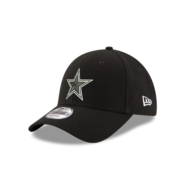 Dallas Cowboys NFL New Era Men's Black/White 9Forty The League Adjustable Hat