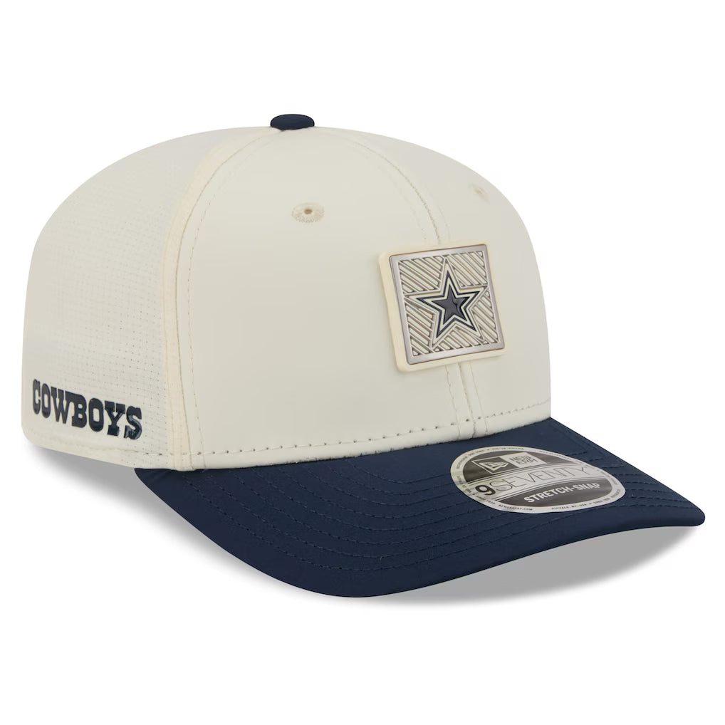 Dallas Cowboys NFL New Era Men's Cream/Navy 9Seventy 2026 NFL Training Camp Snapback
