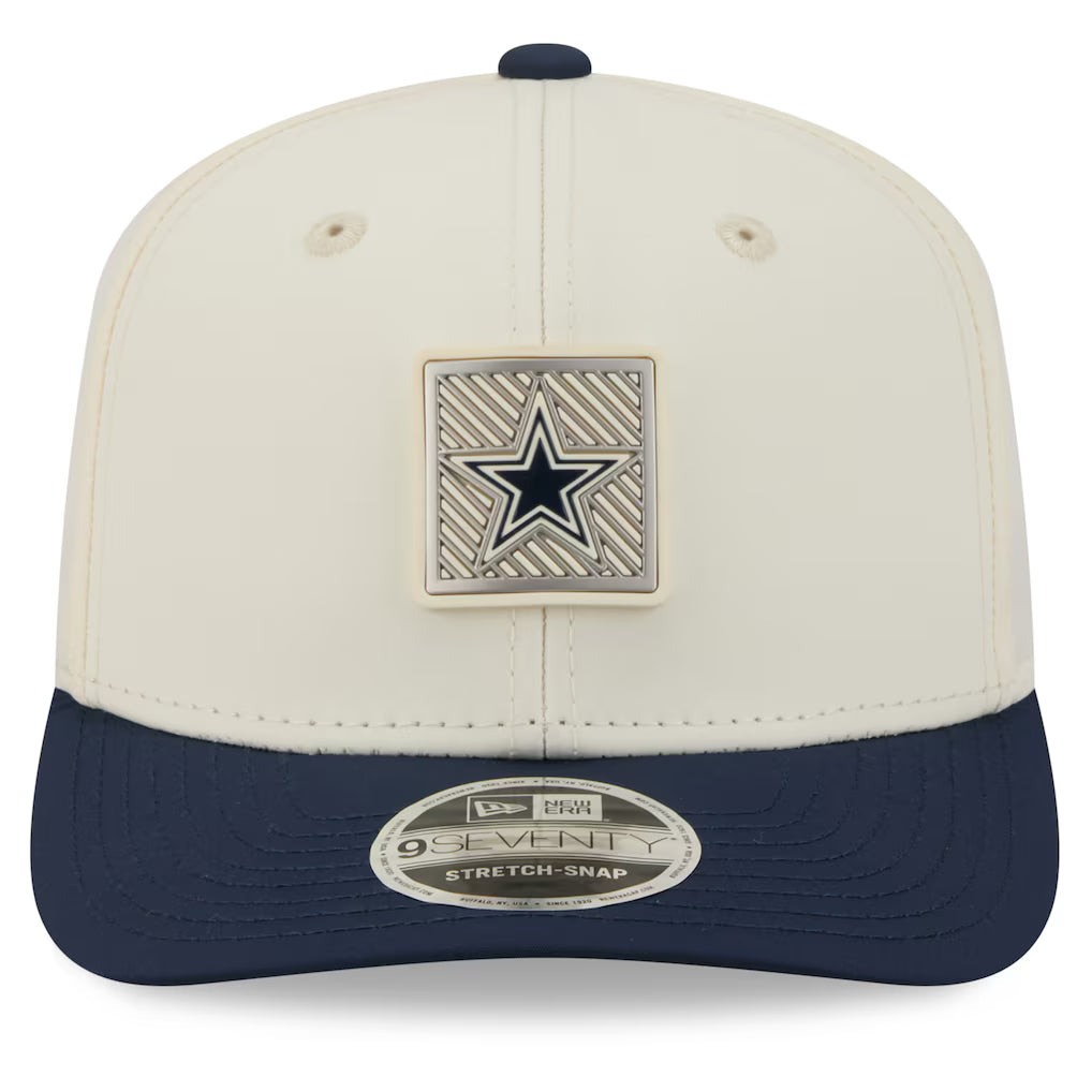 Dallas Cowboys NFL New Era Men's Cream/Navy 9Seventy 2026 NFL Training Camp Snapback