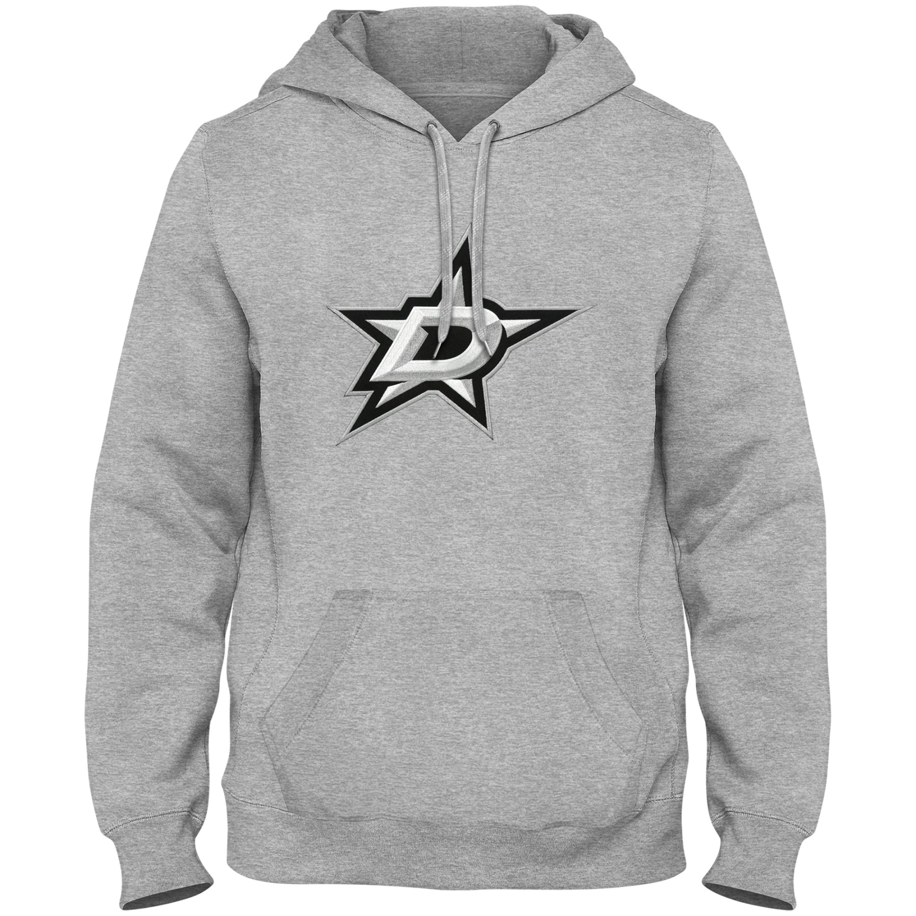 Sweat à capuche avec logo en sergé Express gris athlétique des Stars de Dallas NHL Bulletin pour hommes