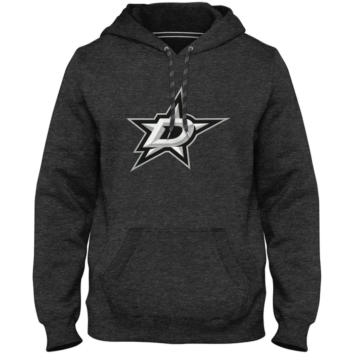 Dallas Stars NHL Bulletin Men's Charcoal Express Twill Logo Hoodie