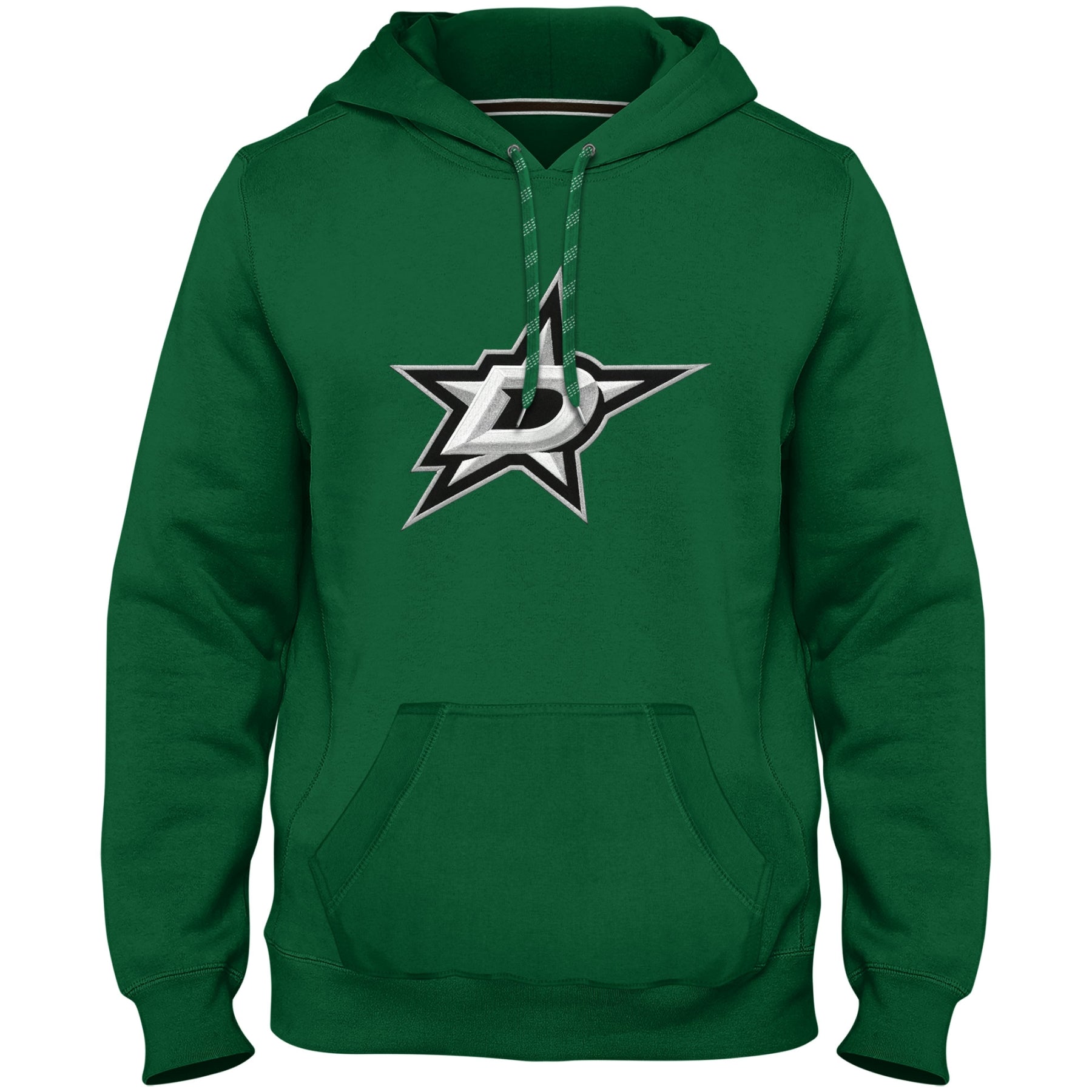 Sweat à capuche vert Express avec logo en sergé des Stars de Dallas NHL Bulletin pour hommes