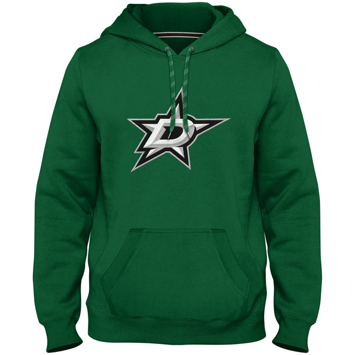 Dallas Stars NHL Bulletin Men's Green Express Twill Logo Hoodie