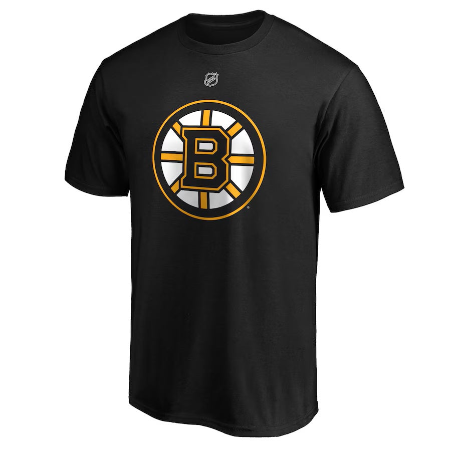 David Pastrnak Boston Bruins NHL Fanatics Branded Men's Black Authentic T Shirt