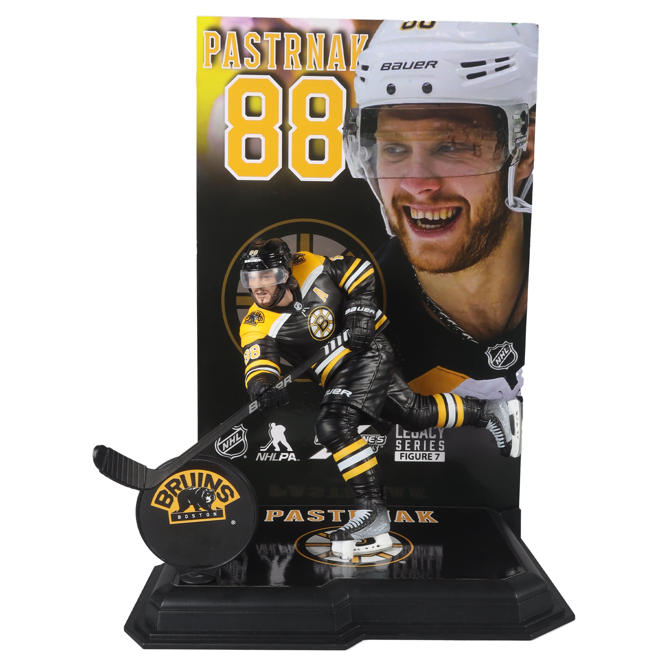 David Pastrnak Bruins de Boston NHL McFarlane Toys Legacy Series Figurine d'action 7"