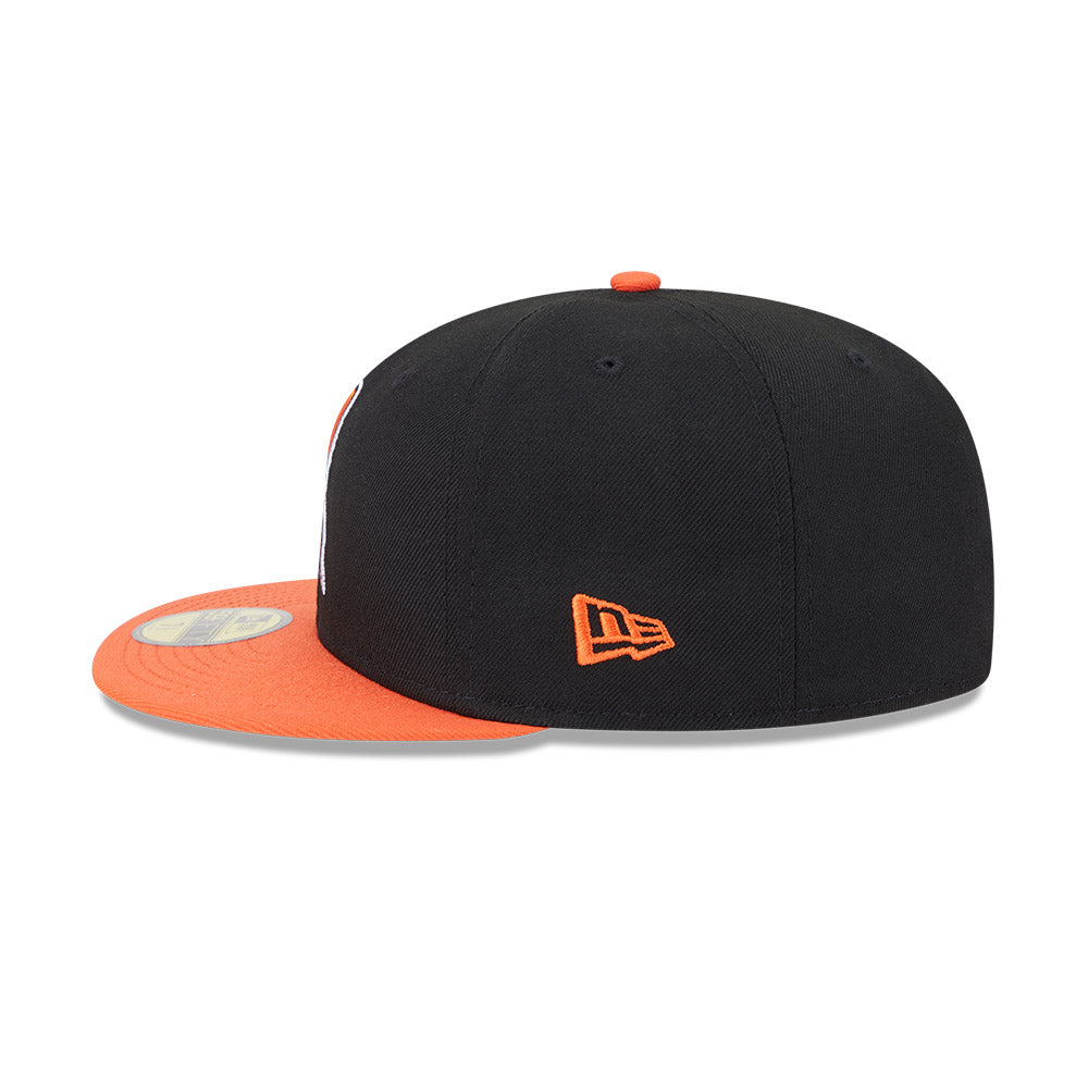 Dayton Dragons MiLB New Era Men's Black/Orange 59Fifty Alternate Authentic Collection Fitted Hat