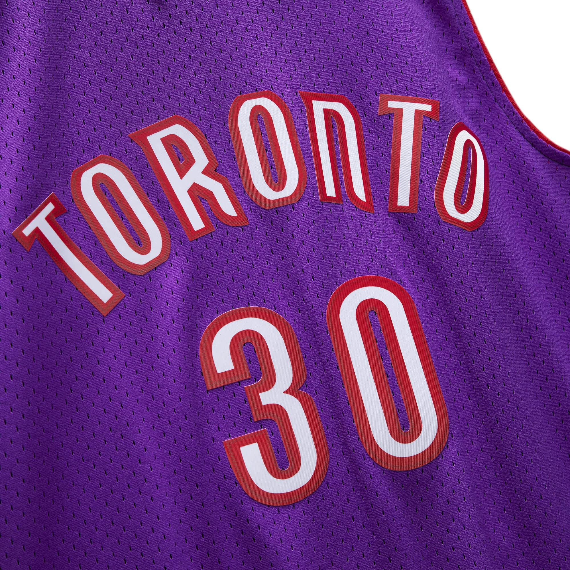 Dell Curry Toronto Raptors NBA Mitchell & Ness Homme Violet 1999-00 Hardwood Classics Swingman Maillot