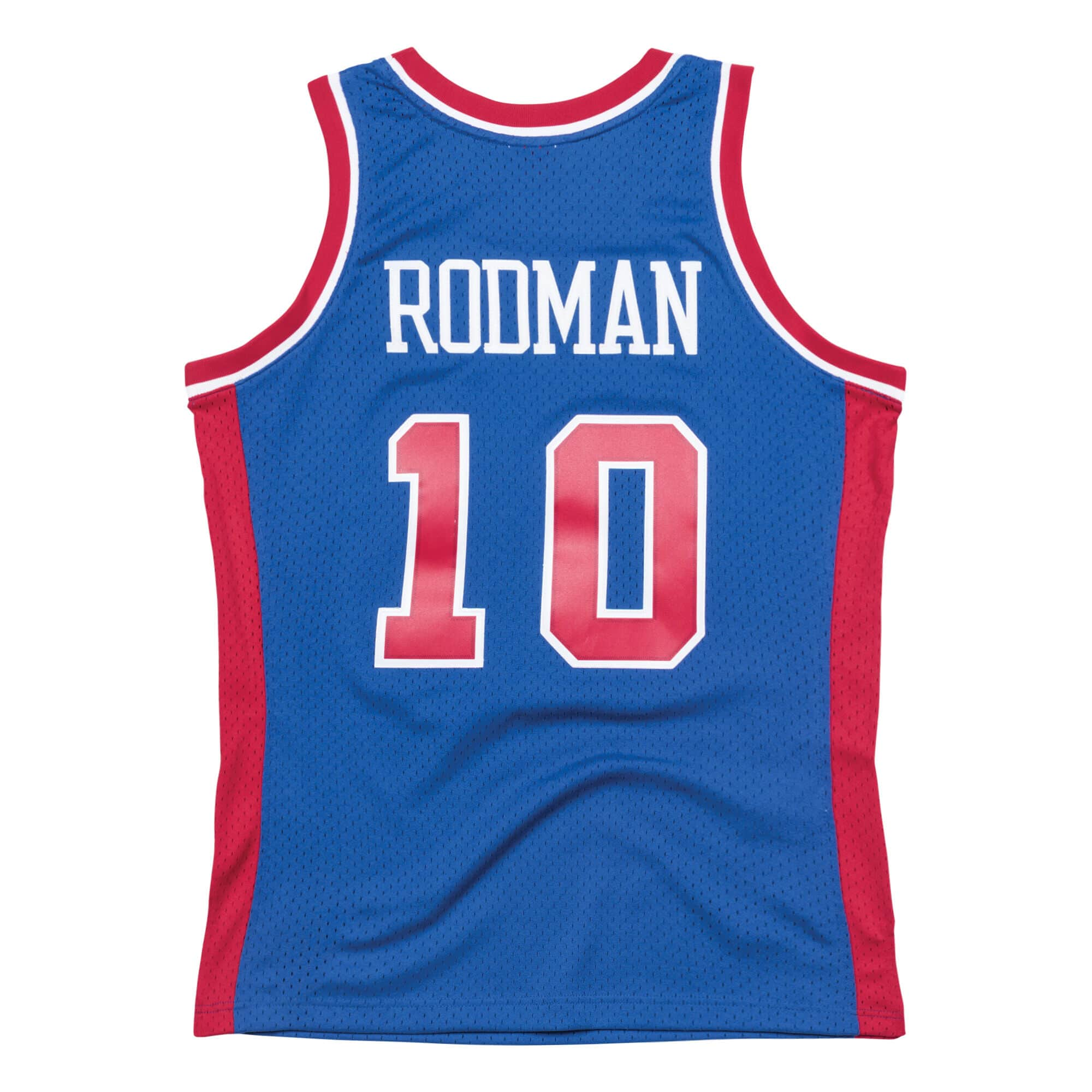 Dennis Rodman Detroit Pistons NBA Mitchell & Ness Men's Royal Blue 1988-89 Hardwood Classics Swingman Jersey