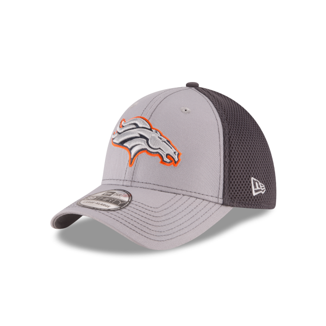 Denver Broncos NFL New Era Casquette extensible 39Thirty Greyed Out Neo 2 pour hommes