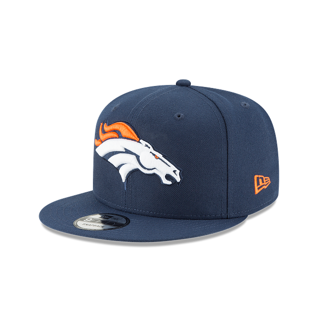 Denver Broncos NFL New Era Casquette Snapback 9Fifty Basic Bleu Oceanside pour hommes