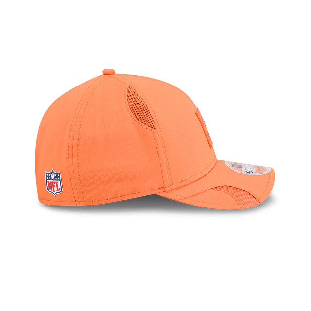 Denver Broncos NFL New Era Men's Orange 9Forty 2025 Sideline M-Crown Snapback