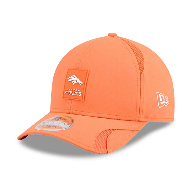 Denver Broncos NFL New Era Men's Orange 9Forty 2025 Sideline M-Crown Snapback
