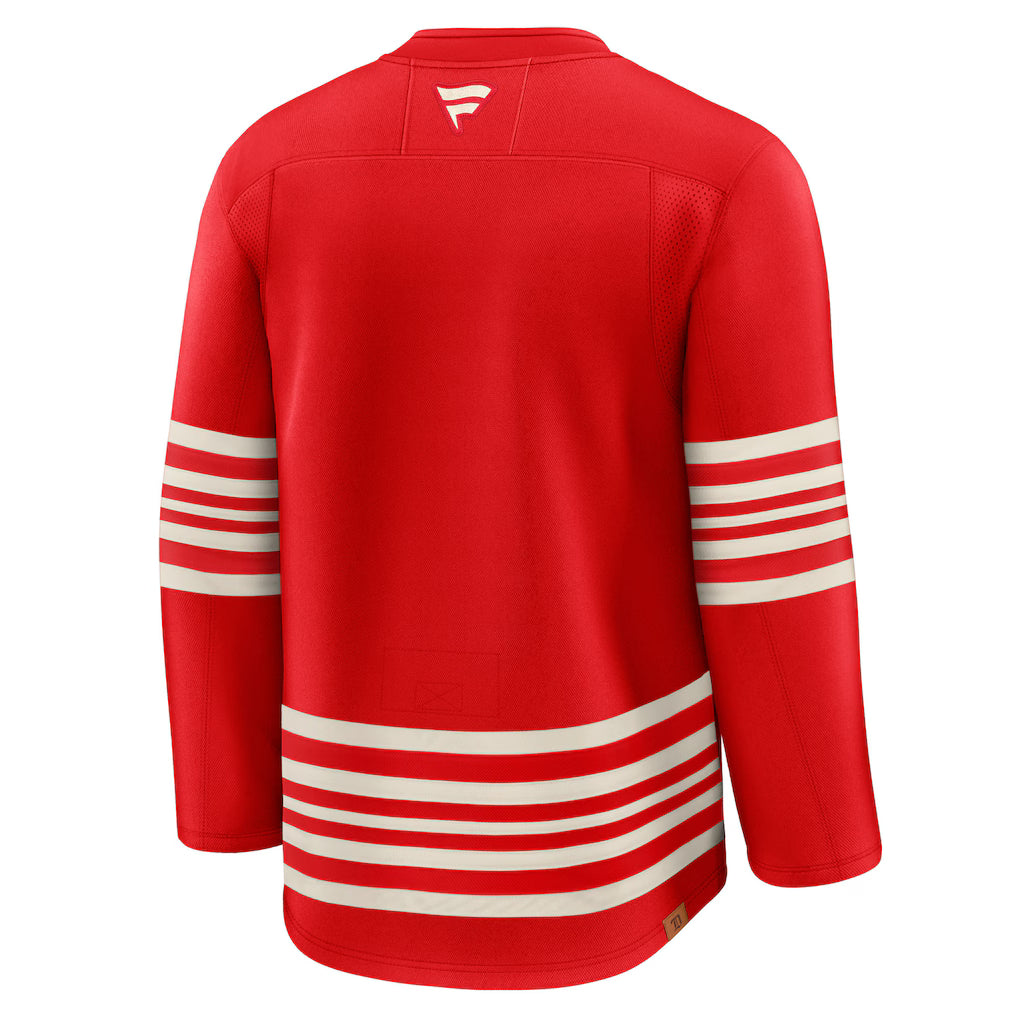 Detroit Red Wings NHL Fanatics Branded Men's Red Centennial Premium Jersey