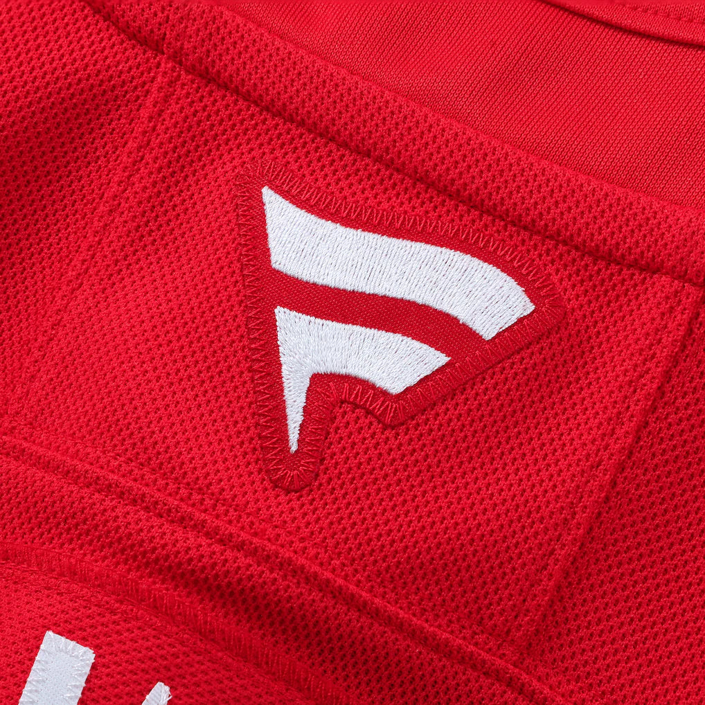 Maillot rouge premium pour homme des Red Wings de Détroit (NHL) de marque Fanatics