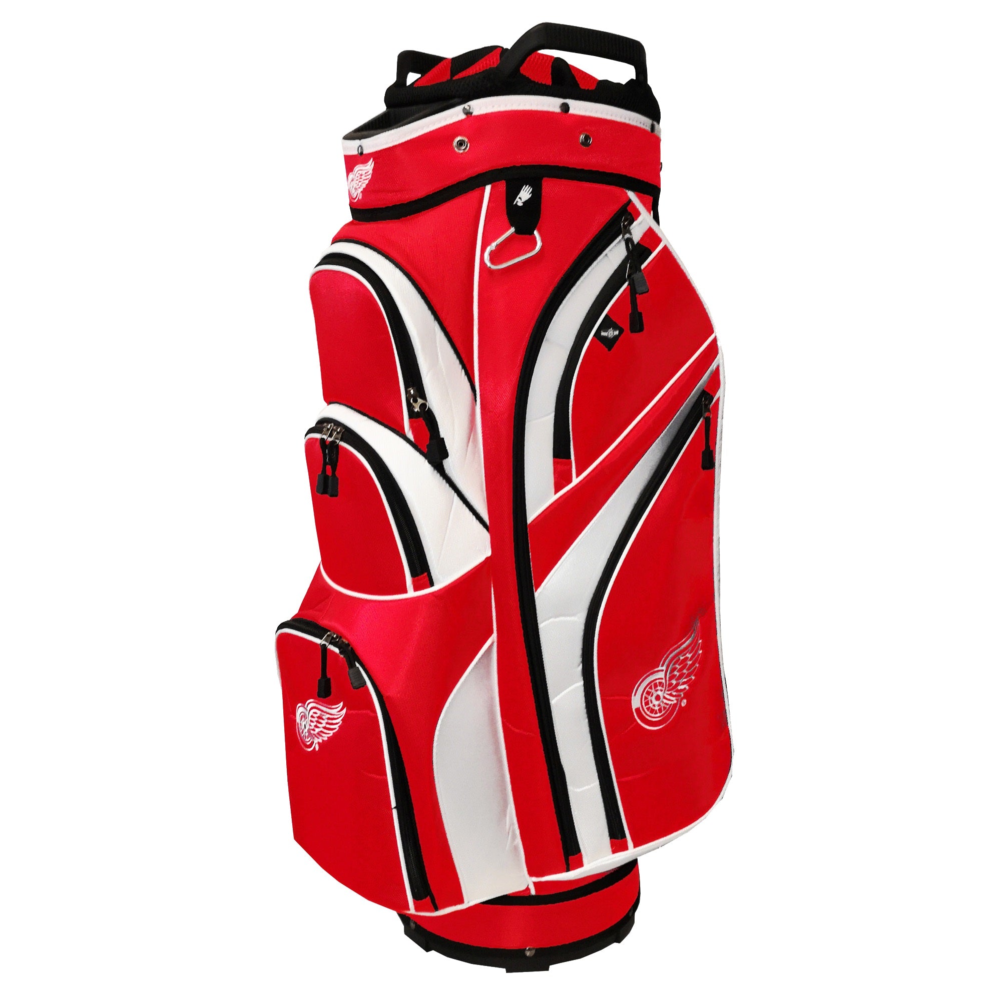 Sac de chariot de golf rouge/blanc NHL des Red Wings de Detroit