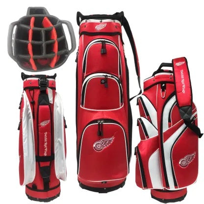 Sac de chariot de golf rouge/blanc NHL des Red Wings de Detroit