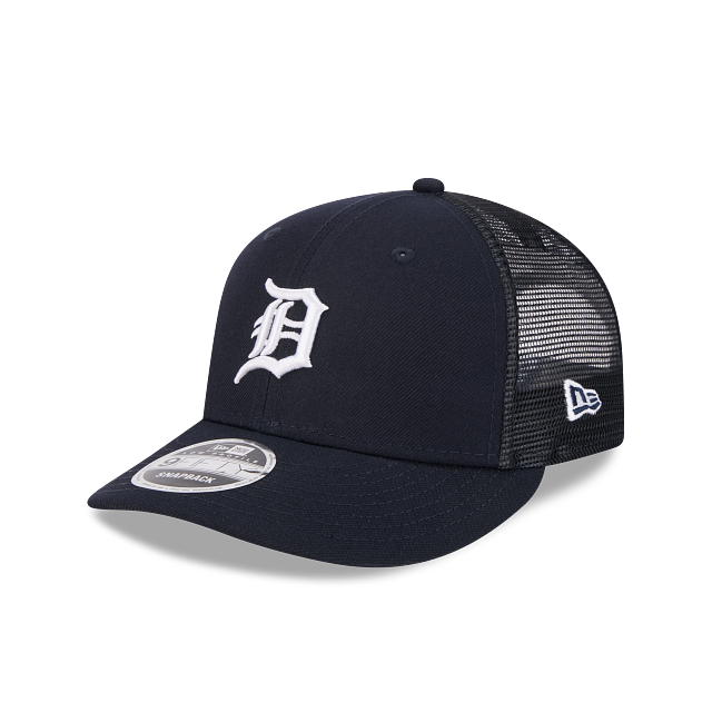 Detroit Tigers MLB New Era Men's Navy 9Fifty Low Profile Trucker Snapback