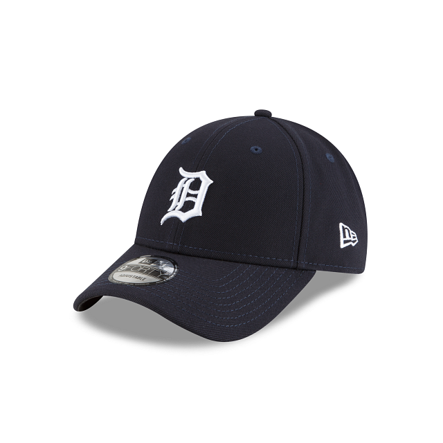 Casquette ajustable 9Forty The League des Detroit Tigers MLB New Era pour hommes, bleu marine