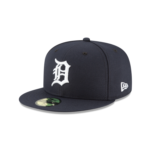 Detroit Tigers MLB New Era Youth Navy 59Fifty Authentic Collection Home 2018 Casquette ajustée