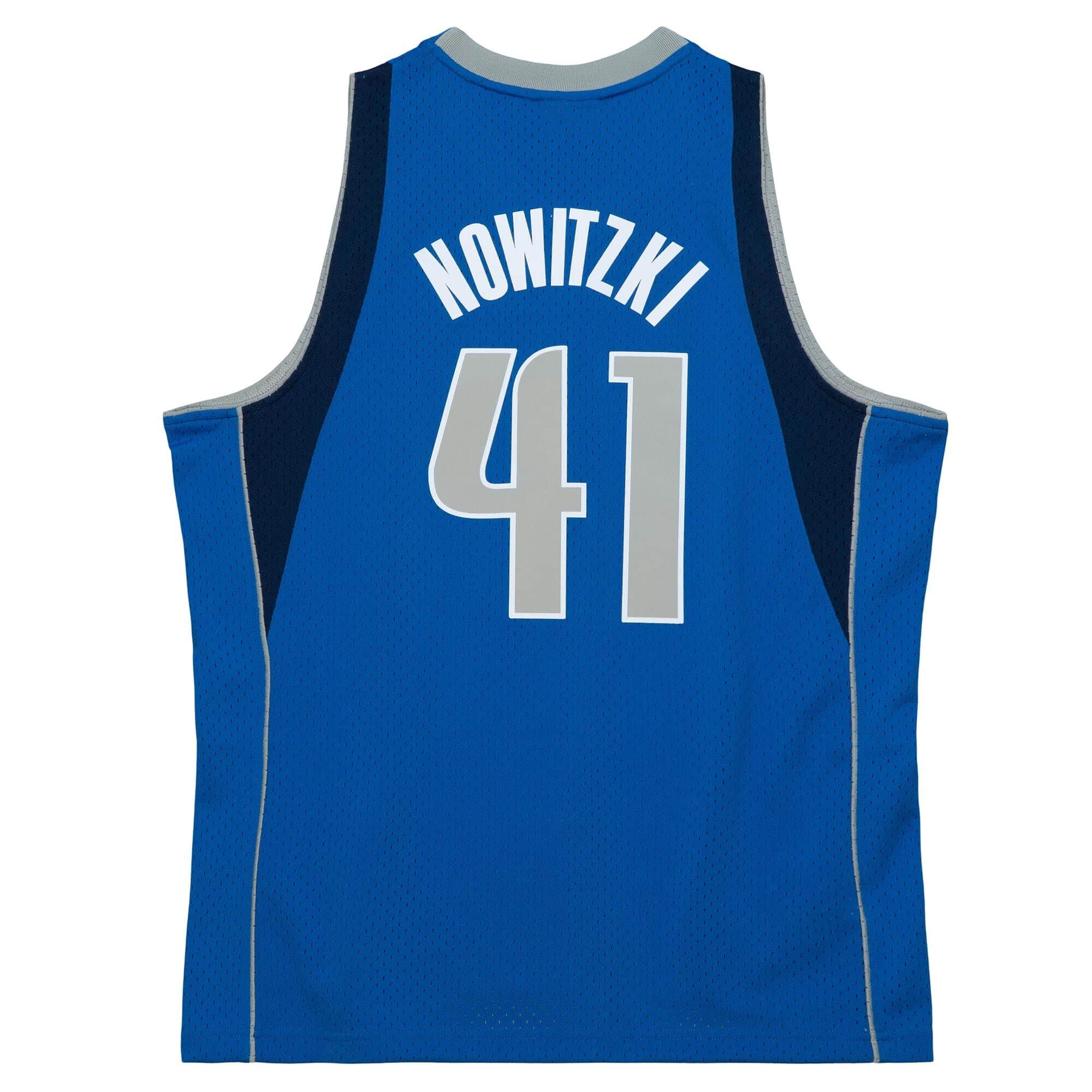 Dirk Nowitzki Dallas Mavericks NBA Mitchell & Ness Men's Royal Blue 2010-11 Hardwood Classics Swingman Jersey