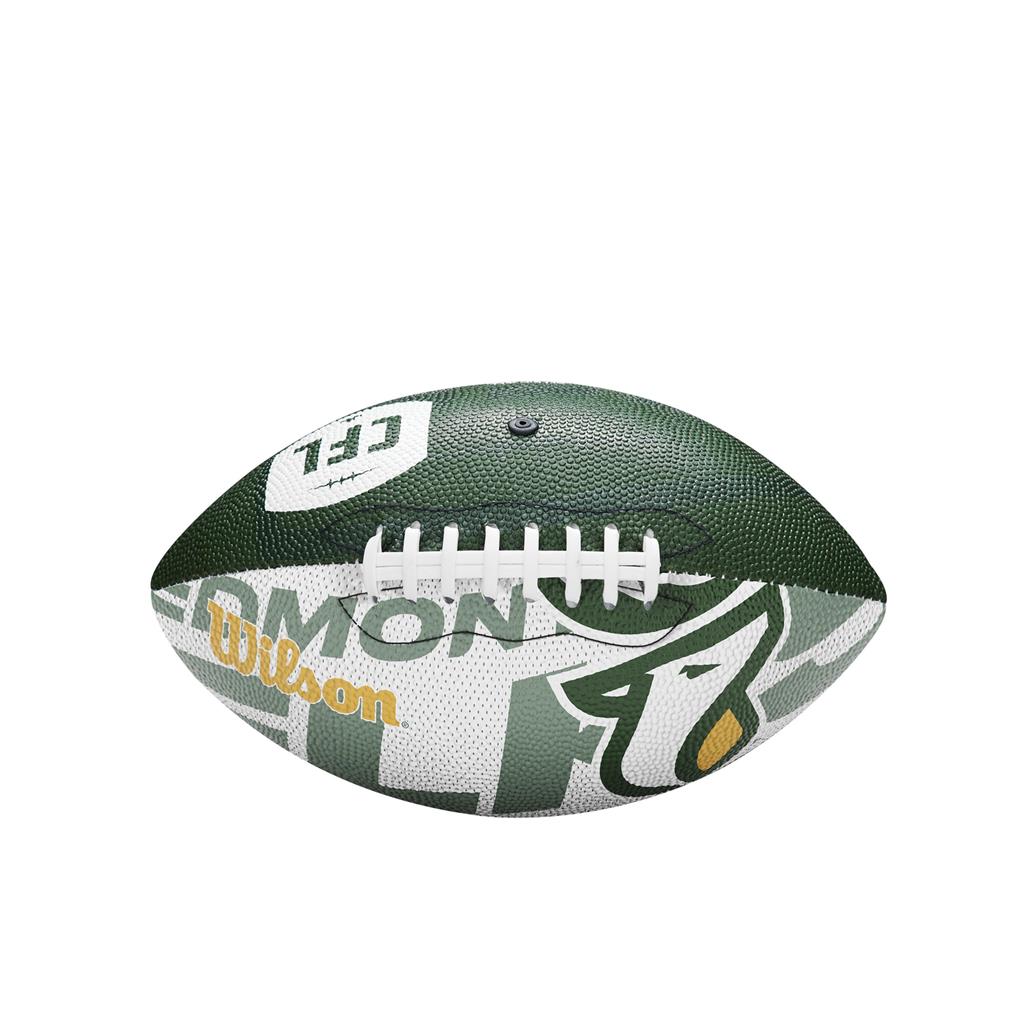 Ballon de football miniature enveloppant Wilson des Elks d'Edmonton de la LCF