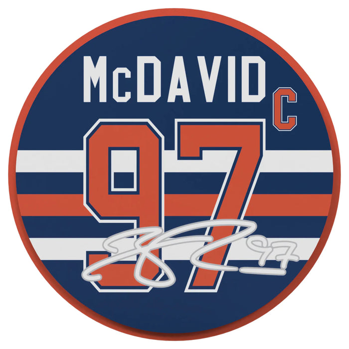 Connor McDavid Edmonton Oilers NHL FanFave Fan Chain Orange Chain Necklace