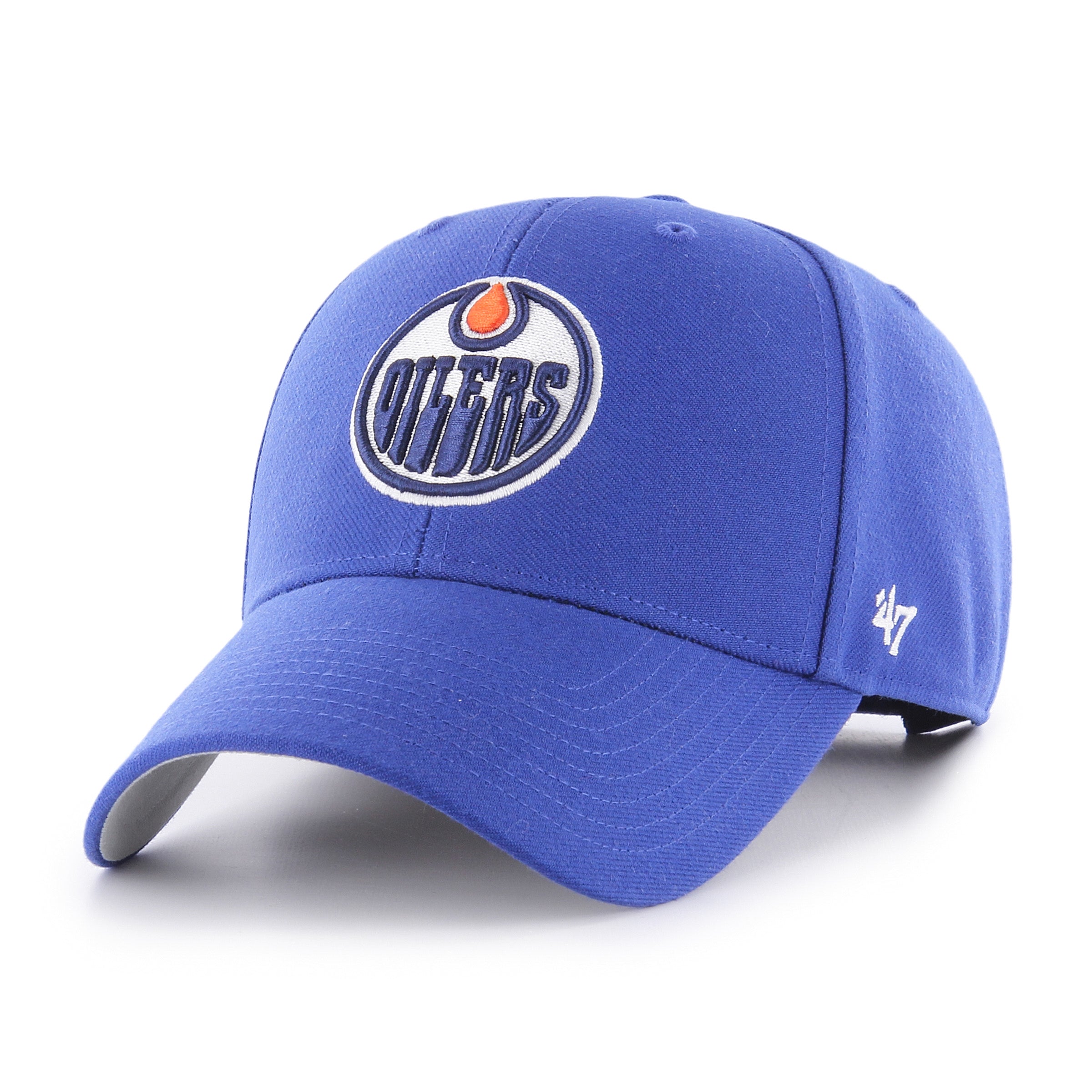 Edmonton Oilers NHL 47 Brand Men's Royal MVP Adjustable Hat