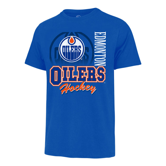 Edmonton Oilers NHL 47 Brand Men's Royal Stadium T-Shirt