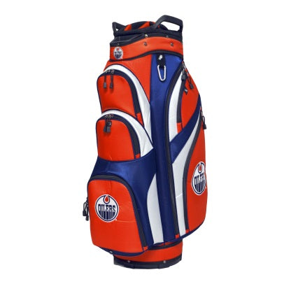 Sac de chariot de golf orange/marine NHL des Oilers d'Edmonton