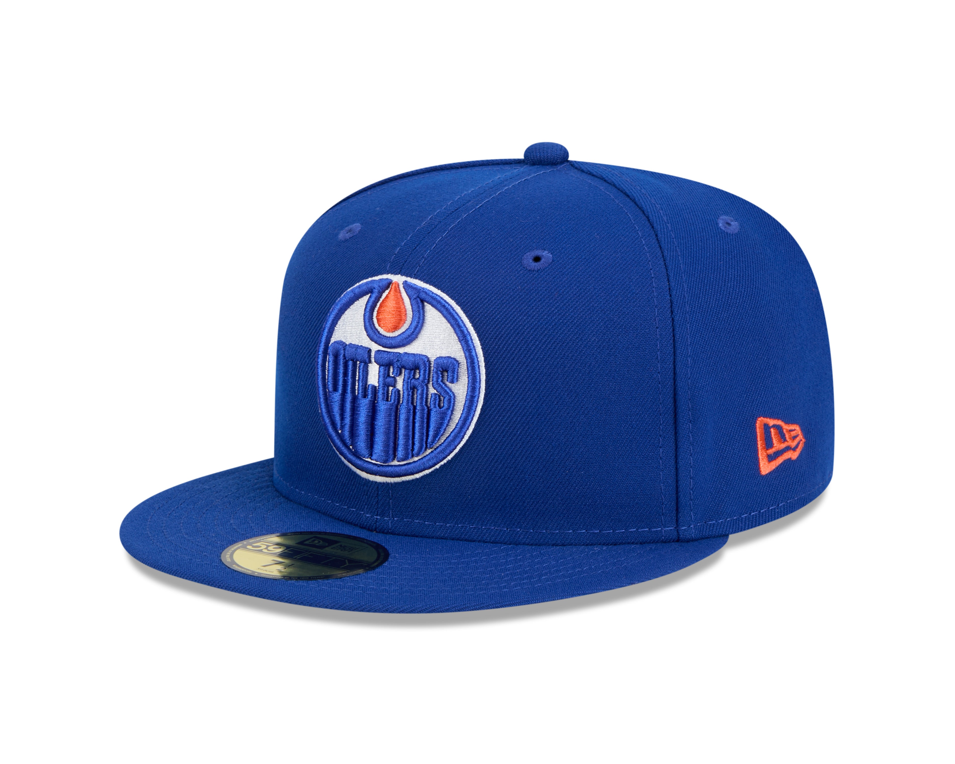 Edmonton Oilers NHL New Era Men's Royal Blue 59Fifty Core Fitted Hat