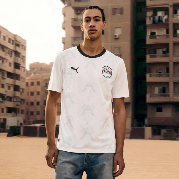 Maillot Réplique Extérieur Équipe Nationale Égypte FIFA Puma Homme Blanc 2026