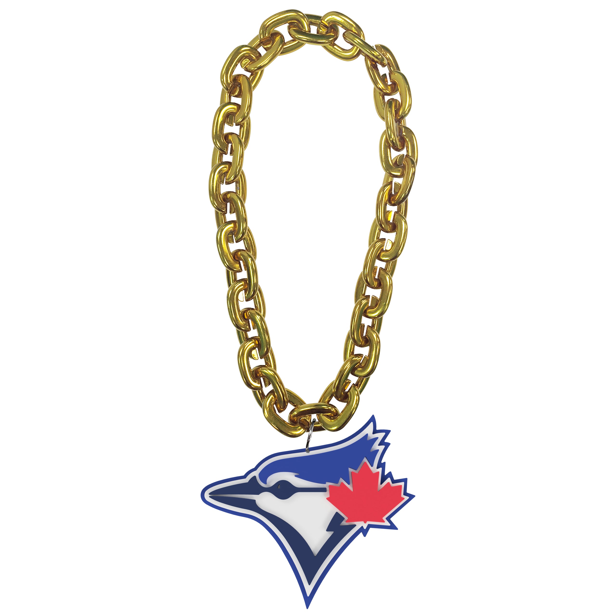 Collier chaîne en or Homerun FanFave FanChain des Blue Jays de Toronto