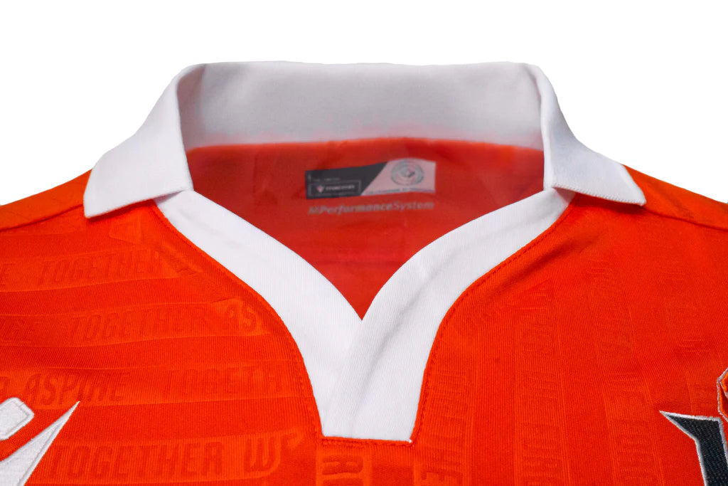 Maillot de match principal orange Forge FC CPL Macron pour homme 2025/26