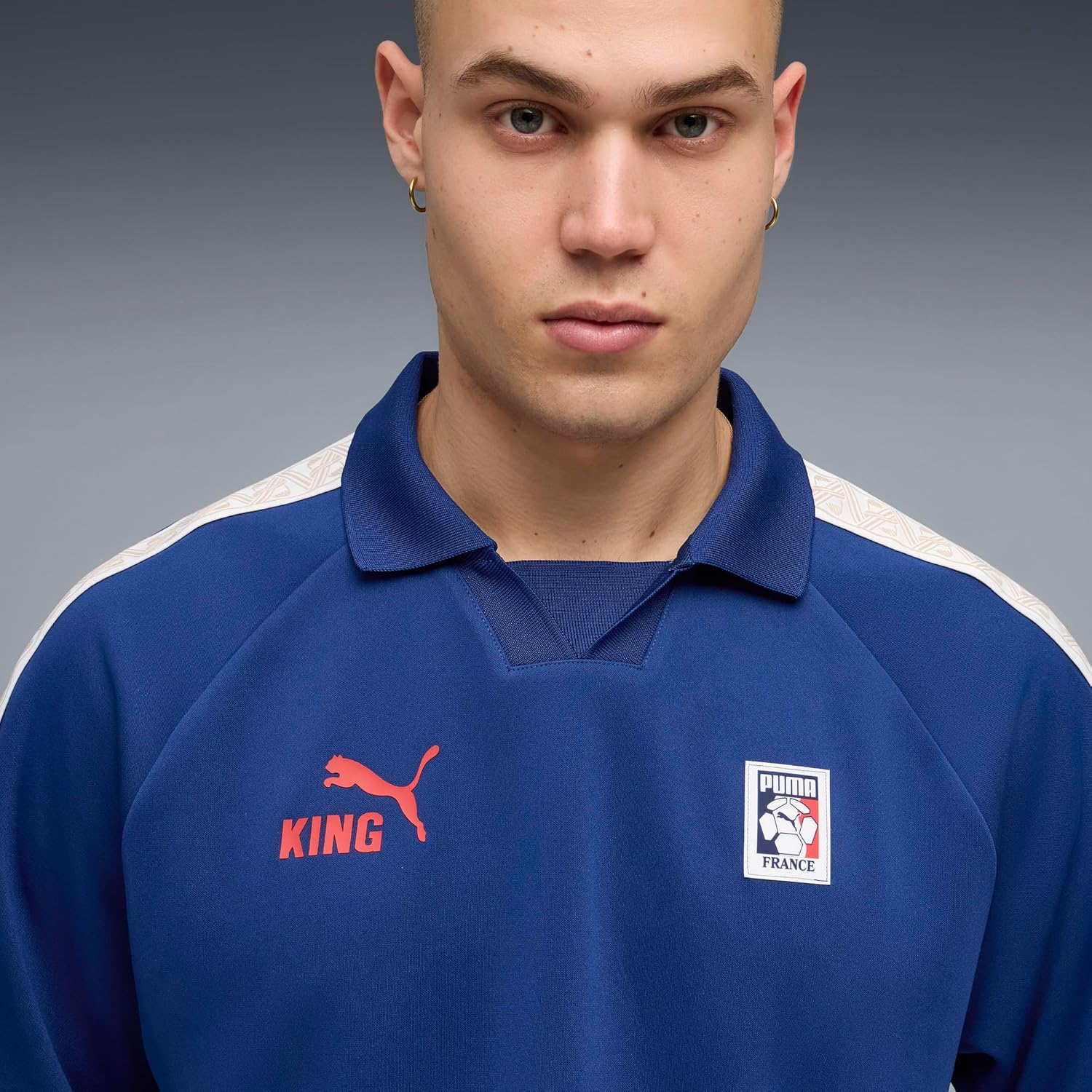 France Puma Men's Navy King Fanpack Jersey
