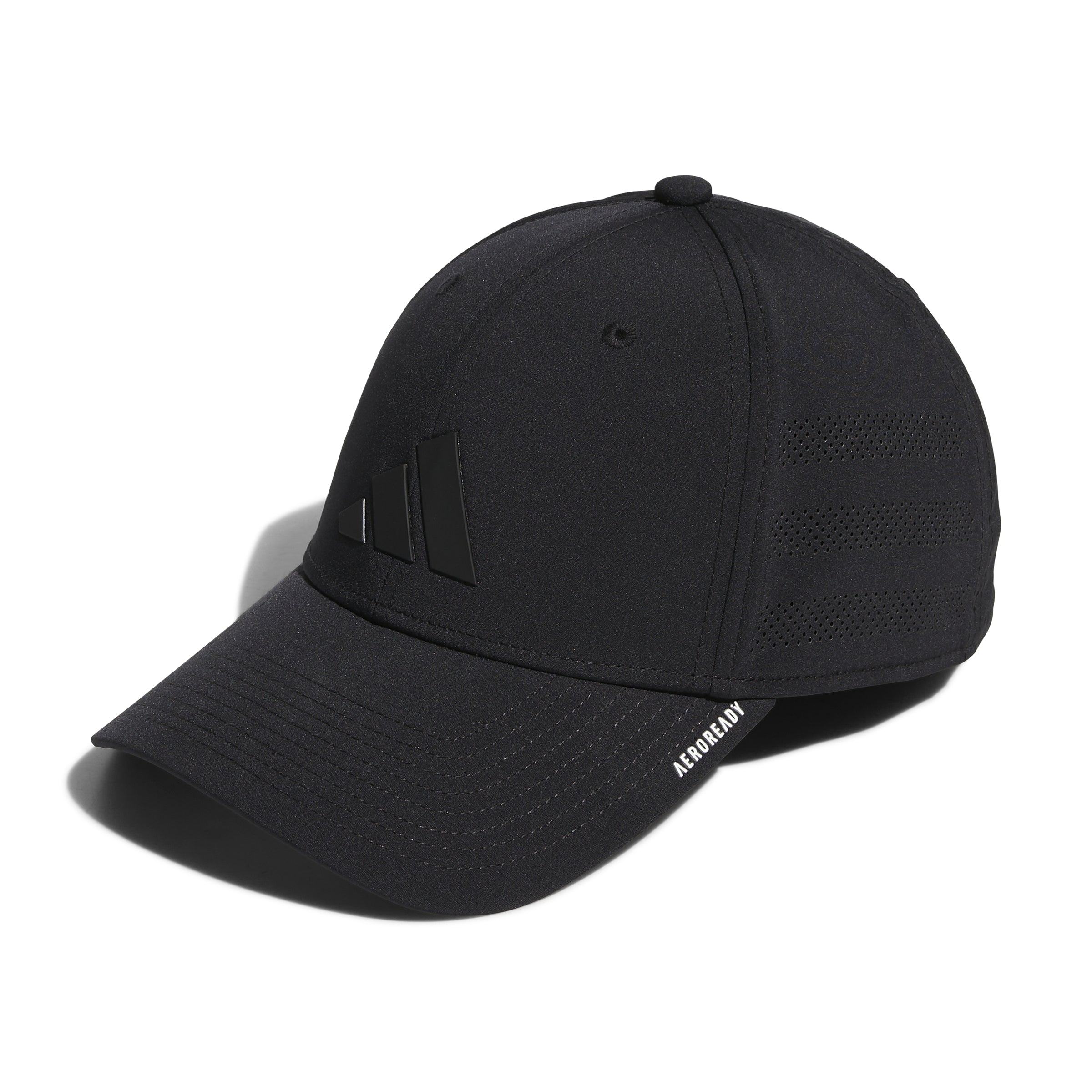 Adidas Men's Black Game Day Stretch Fit Hat