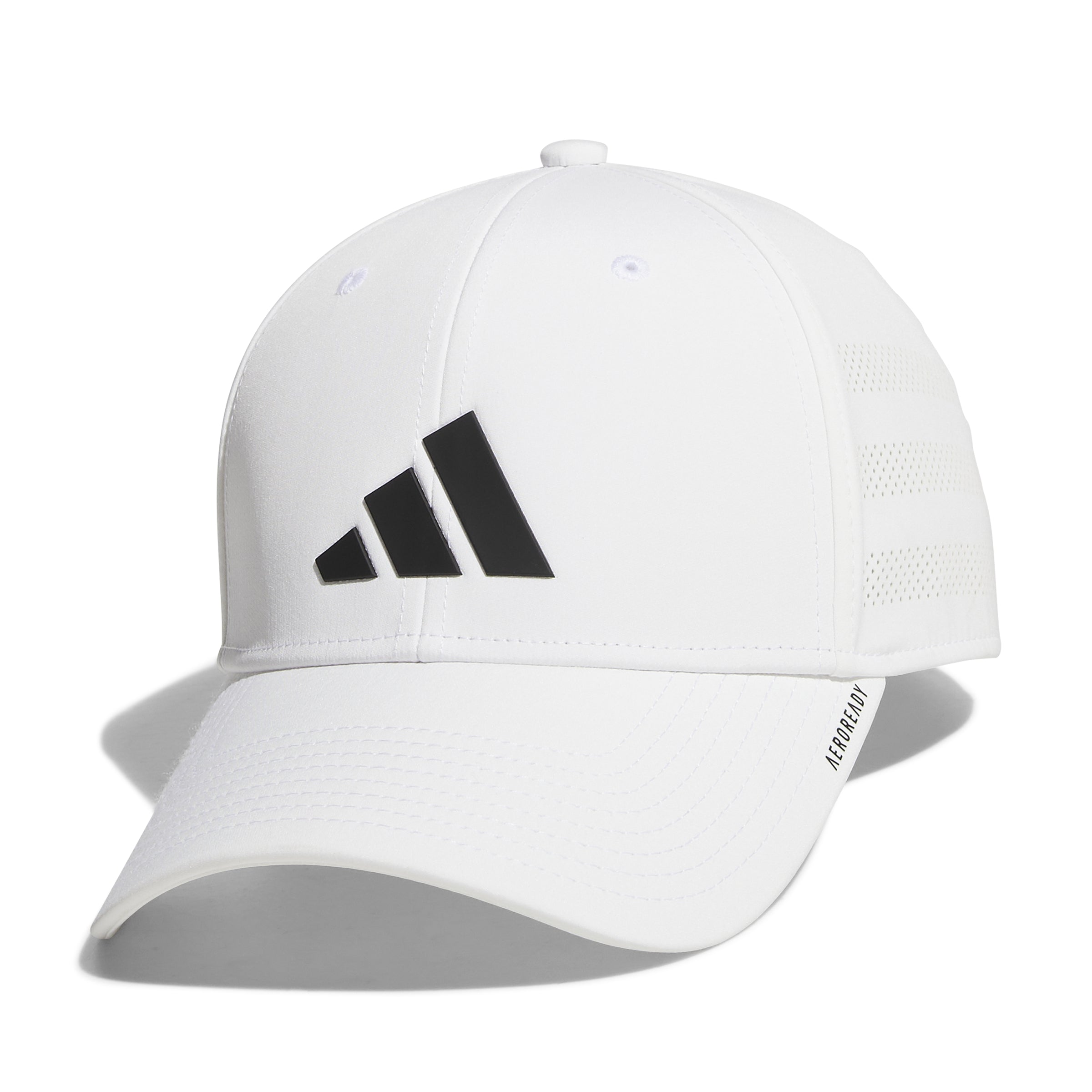 Adidas Men's White Game Day Stretch Fit Hat