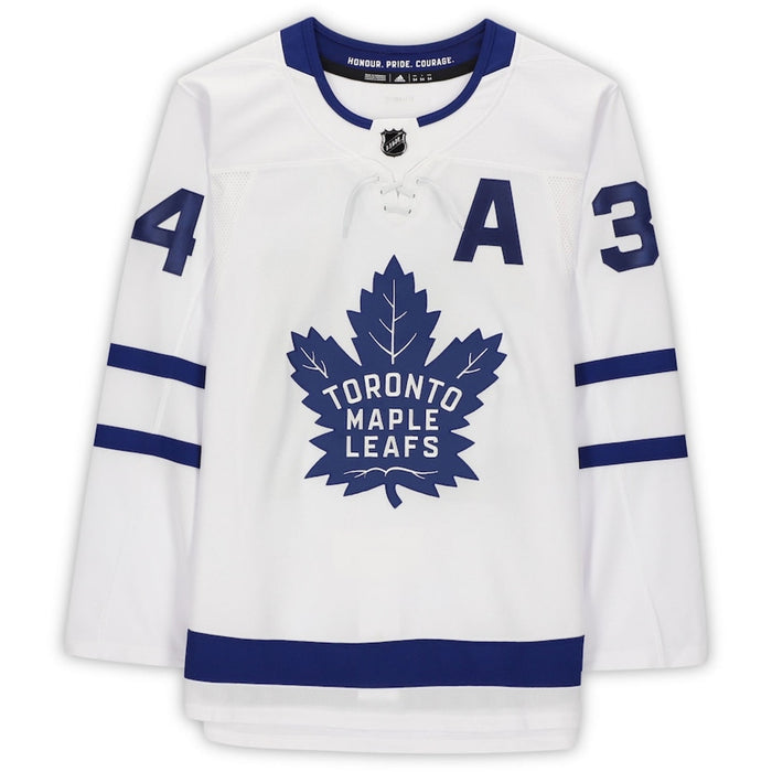 Auston Matthews Toronto Maple Leafs NHL Adidas White Autographed Authentic Jersey