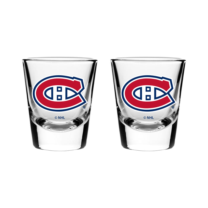 Montreal Canadiens NHL TSV 2 Pack Shot Glass Set