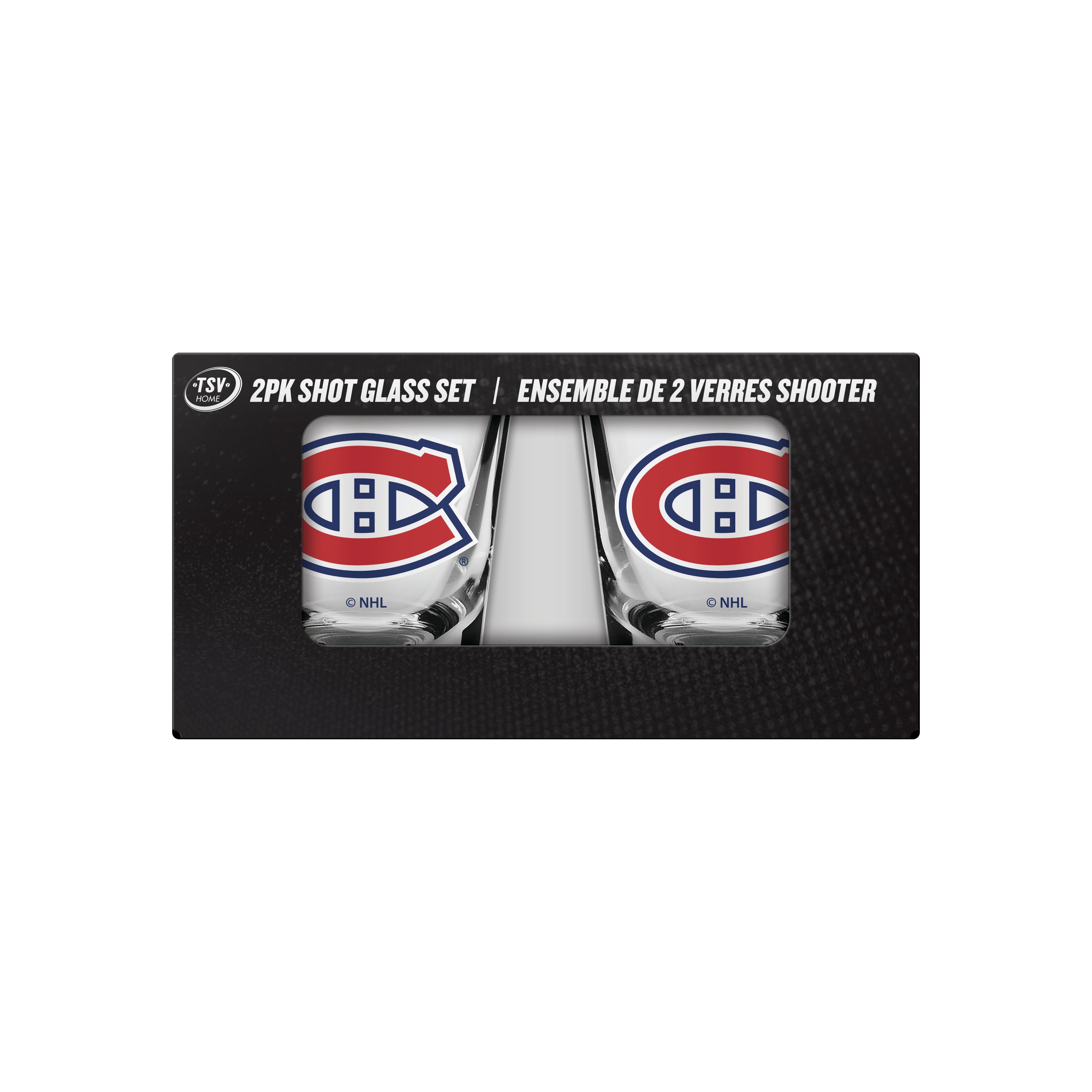 Ensemble de 2 verres à shot NHL TSV des Canadiens de Montréal