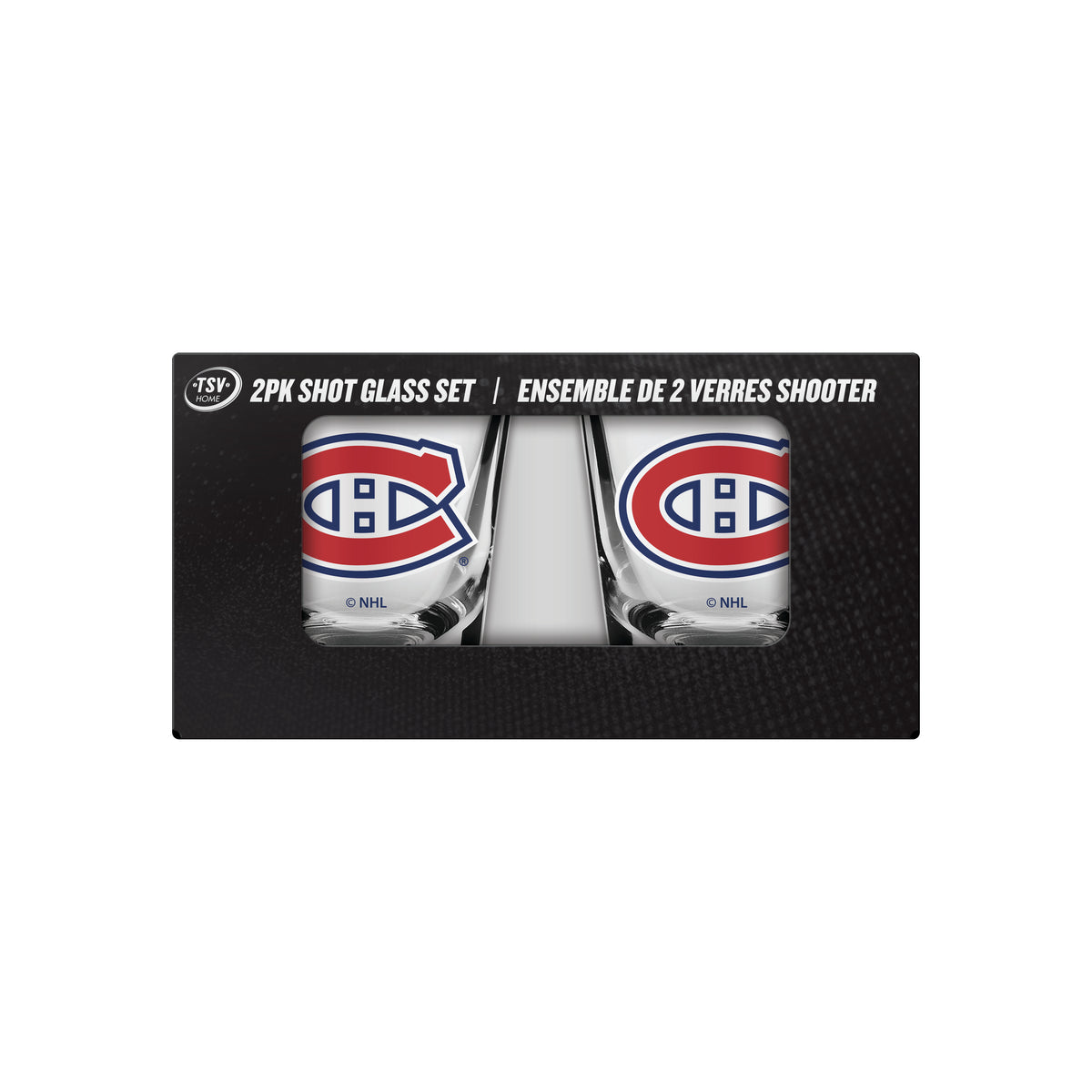 Montreal Canadiens NHL TSV 2 Pack Shot Glass Set