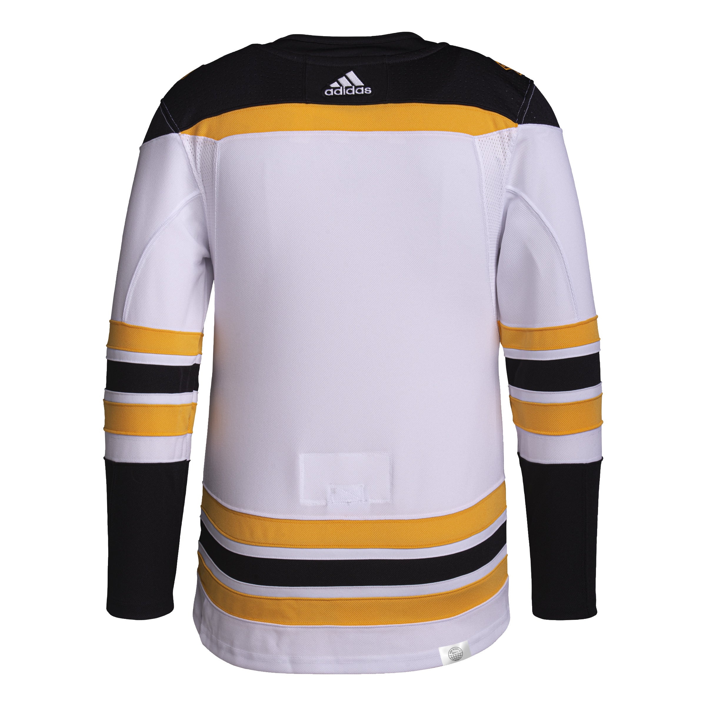 Maillot Pro authentique Primegreen blanc Adidas des Bruins de Boston de la LNH pour hommes